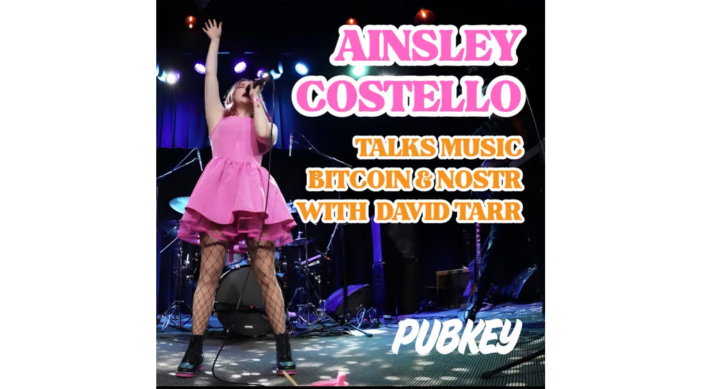 Music, Bitcoin & Nostr with Ainsley Costello and David Tarr @ PubKey DC 1 Ainsley Costello and David Tarr @ PubKey DC