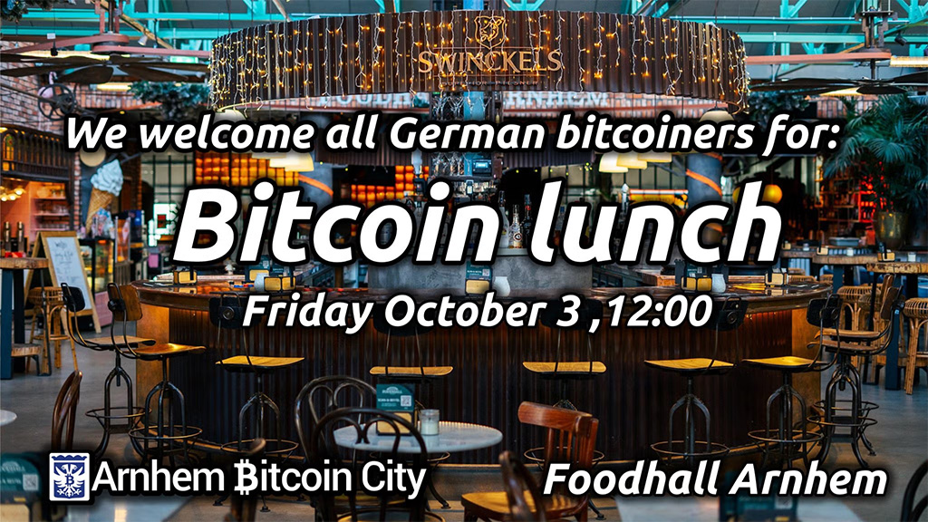 Arnhem Bitcoin City - Bitcoin Lunch with Germans!