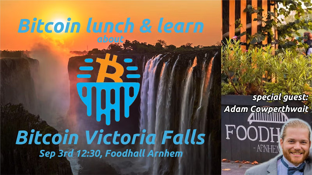 Arnhem Bitcoin Lunch & Learn about Bitcoin Victoria Falls 1 Arnhem Bitcoin Lunch & Learn about Bitcoin Victoria Falls
