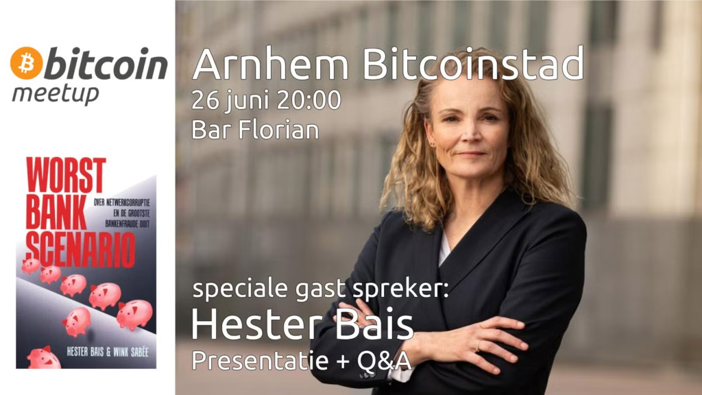 Arnhem Bitcoin Meetup met Hester Bais