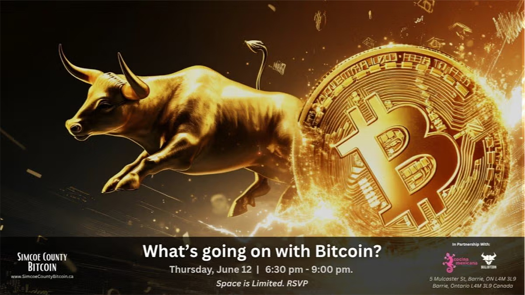 Barrie Bitcoin Meetup - What's going on with Bitcoin? 1 Barrie Bitcoin Meetup - What's going on with Bitcoin?