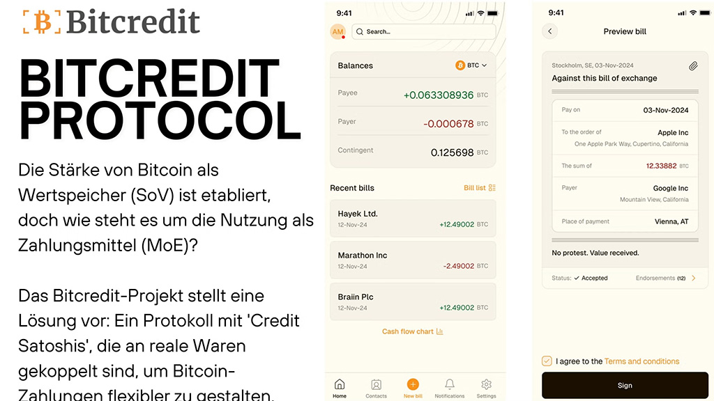 Bitcoin Austria - Bitcredit Protocol 1 Bitcoin Austria - Bitcredit Protocol