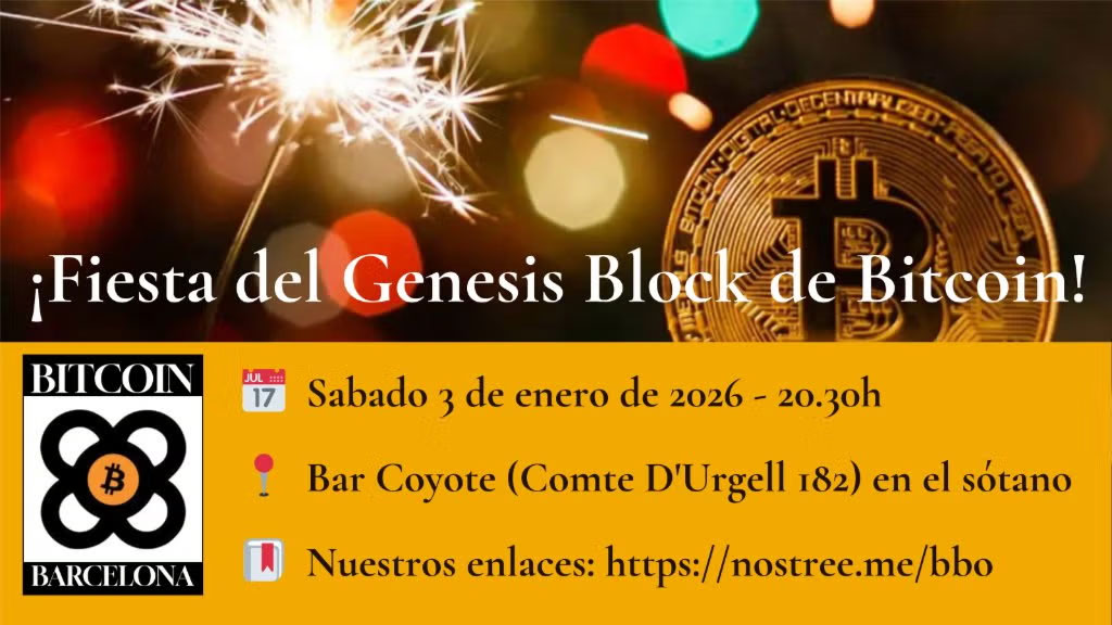 Bitcoin Barcelona - ¡Fiesta del Génesis Block de Bitcoin!