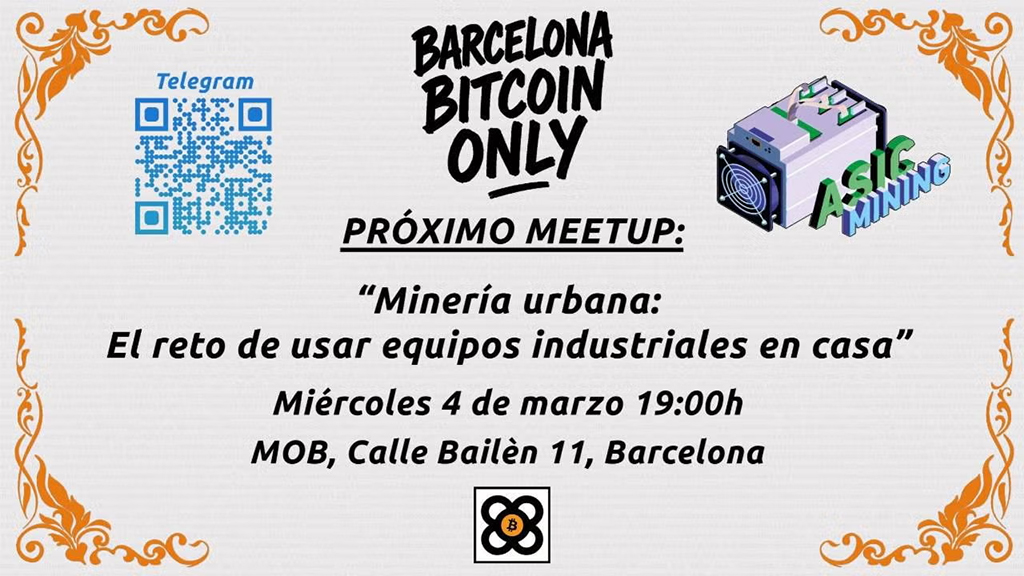 Bitcoin Barcelona - Minería Urbana