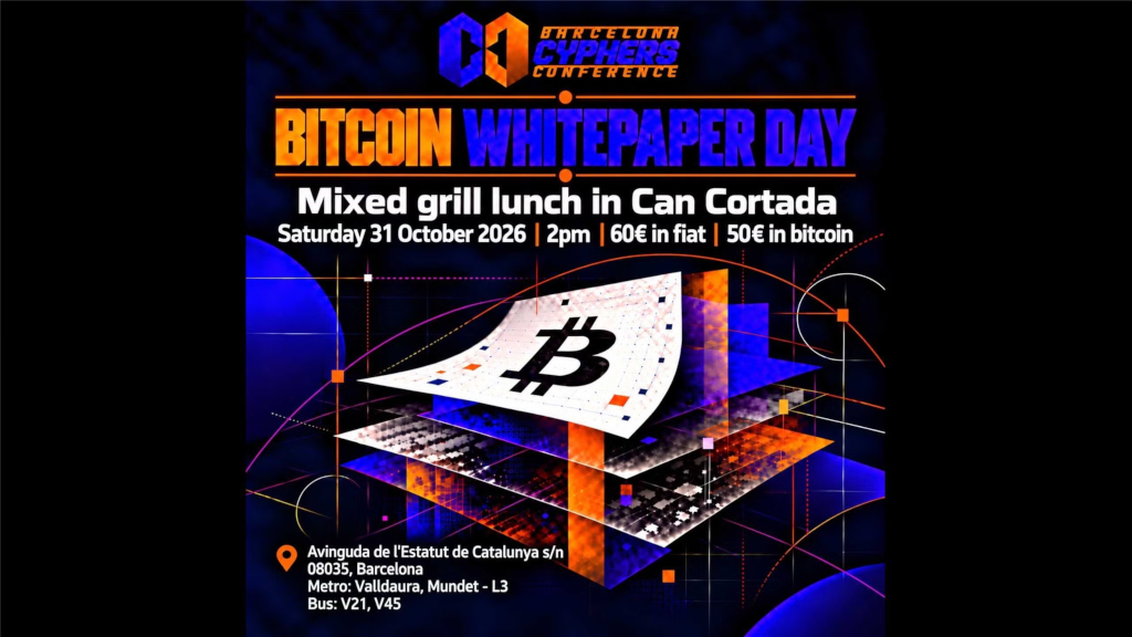 Bitcoin Barcelona Whitepaper Day BBQ