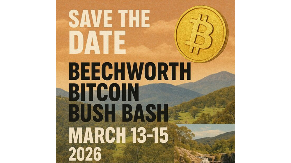 Bitcoin Bush Bash 2026 Beechworth