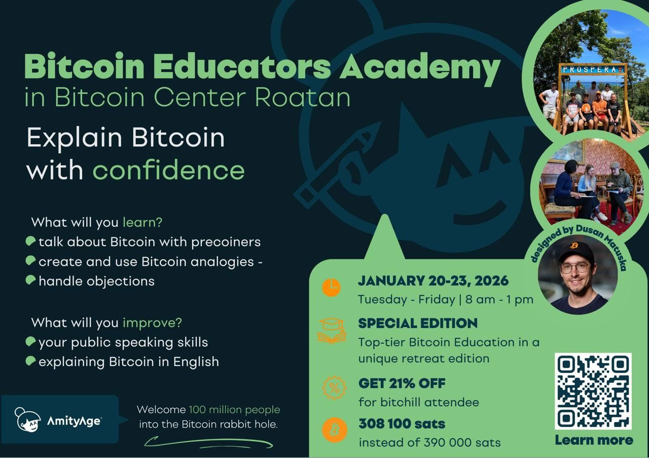 Bitcoin Educators Academy Roatan