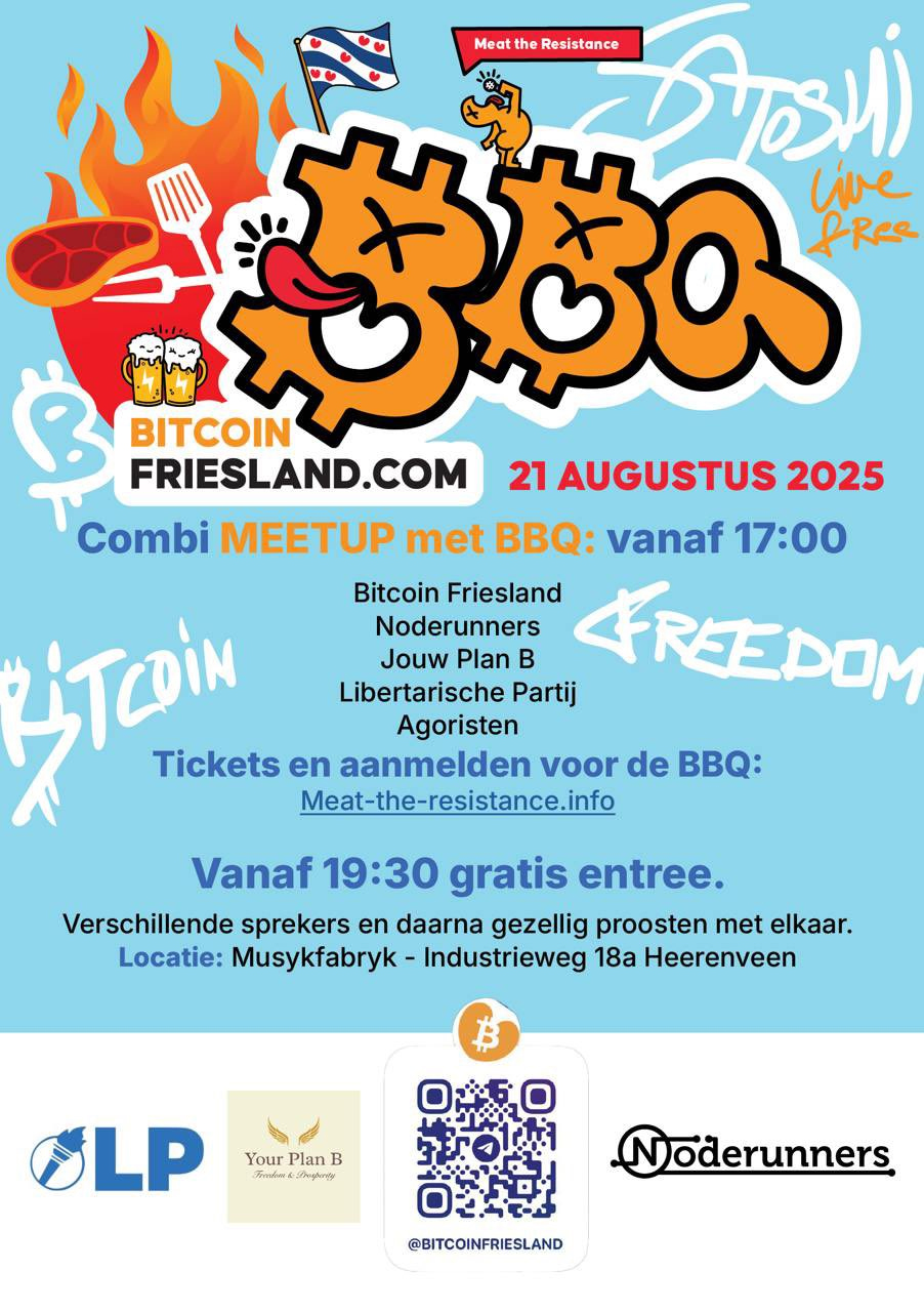 Bitcoin Friesland Meetup - Meat the Resistance