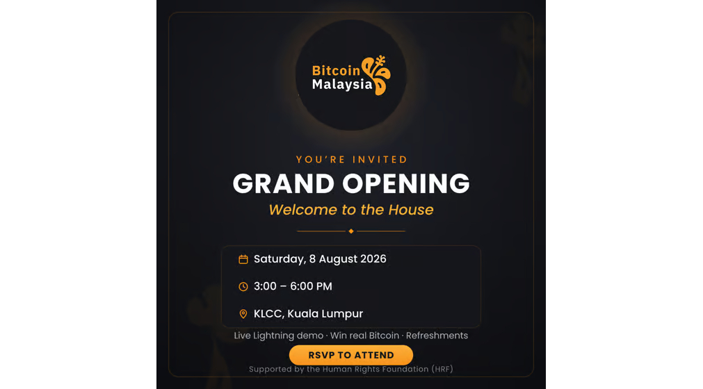 Bitcoin House Malaysia — Community Soft Launch 1 Bitcoin House Malaysia — Community Soft Launch