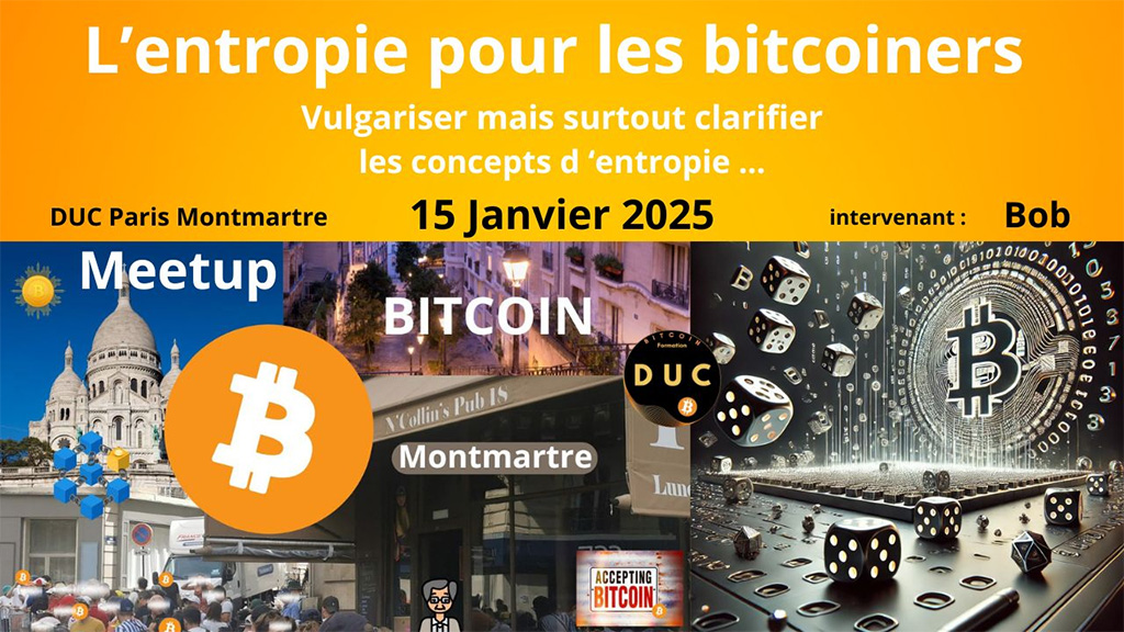 Bitcoin Meetup Montmartre - Jan'25