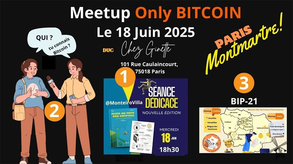 Bitcoin Meetup Montmartre