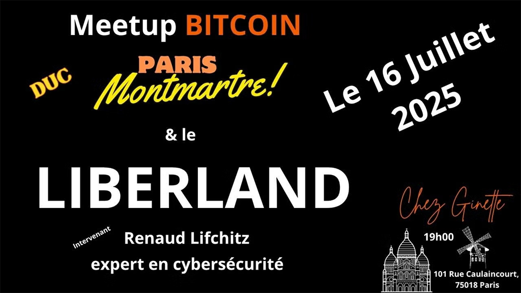 Bitcoin Meetup Montmartre - Liberland
