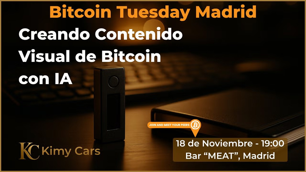 Bitcoin Tuesday Madrid #64 Creando contenido visual de Bitcoin con IA 1 Bitcoin Tuesday Madrid #64 Creando contenido visual de Bitcoin con IA
