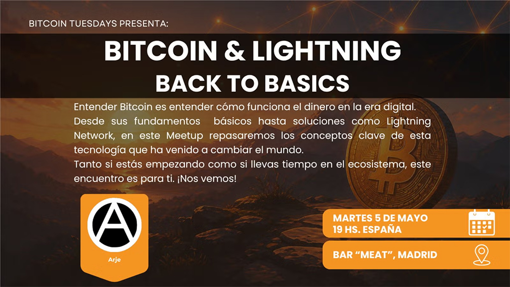 Bitcoin Tuesday Madrid #80 - Bitcoin & Lightning