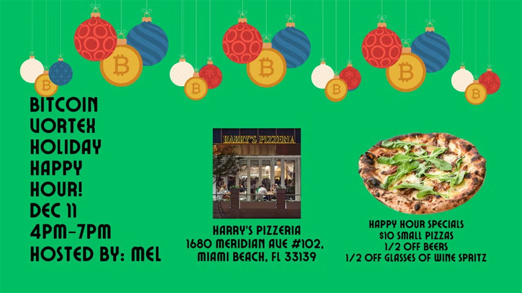 Bitcoin Vortex Holiday Happy Hour - Dec'24