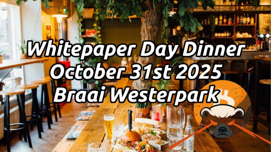 Bitcoin Whitepaper Day Dinner Amsterdam 1 Bitcoin Whitepaper Day Dinner Amsterdam