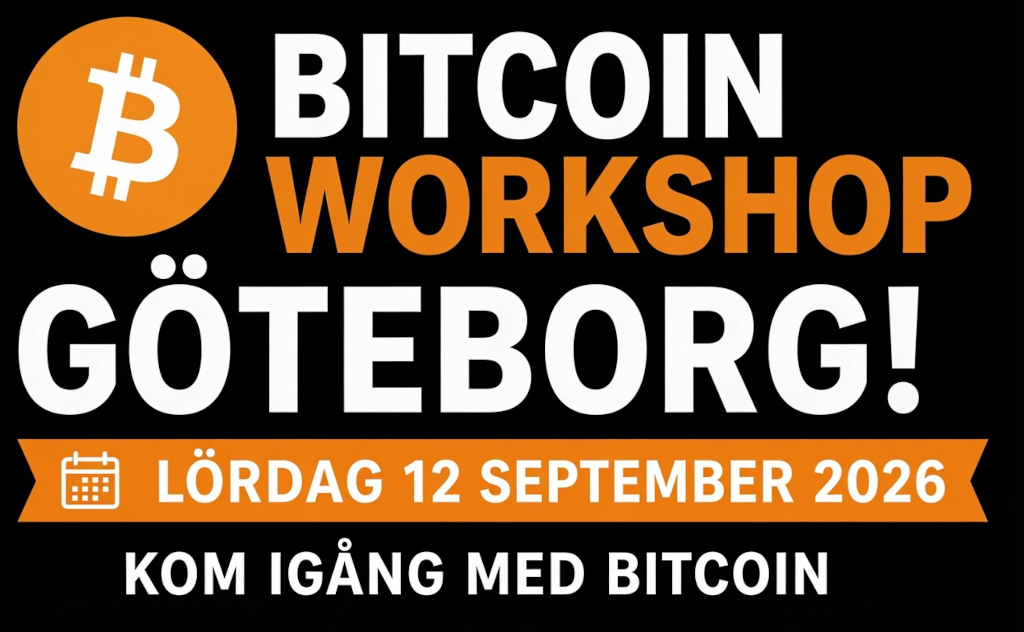 Bitcoin Workshop Göteborg 1 Bitcoin Workshop Göteborg