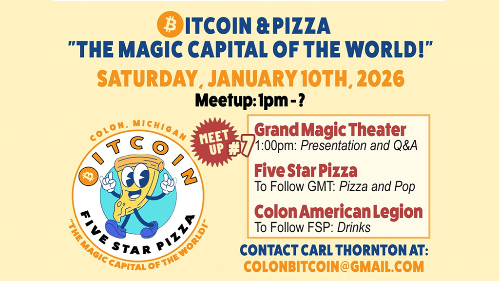 Bitcoin and Pizza in The Magic Capital of the World