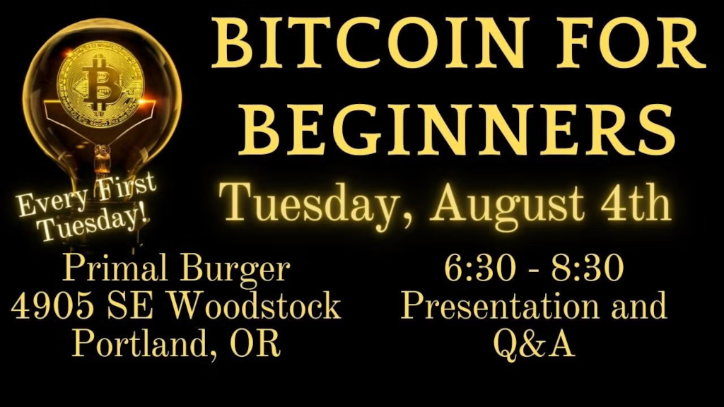 Bitcoin for Beginners Portland