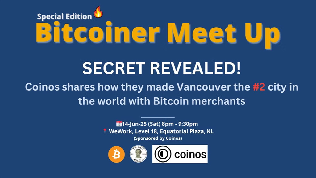 Bitcoiner Malaysia with Special Guest: Coinos