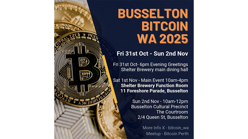 Busselton Bitcoin WA 2025