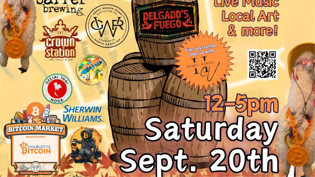 Charlotte Bitcoin Market #5 and Jhonny's Bday! 1 Charlotte Bitcoin Market #5