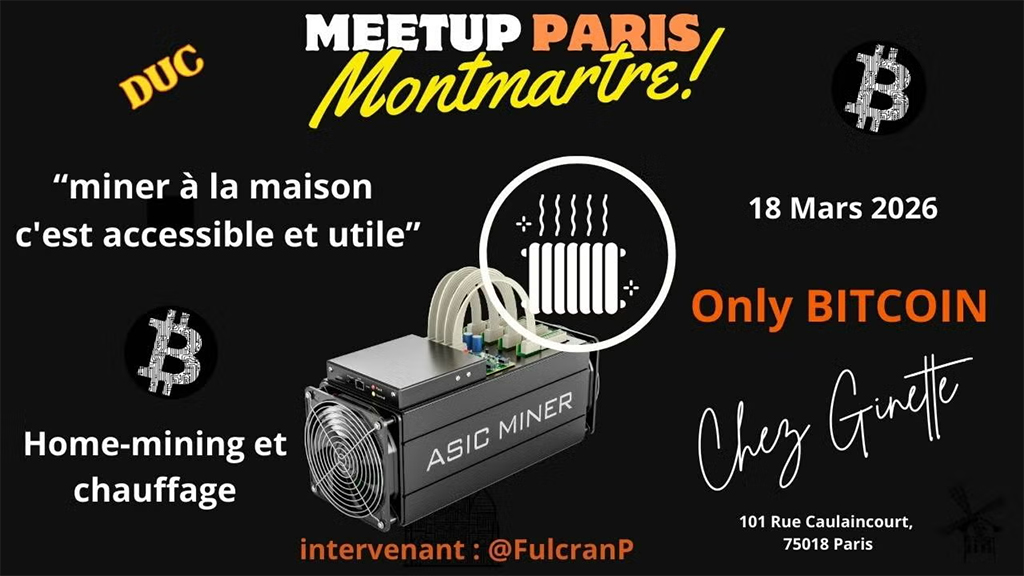 DUC Bitcoin Meetup Paris Montmartre