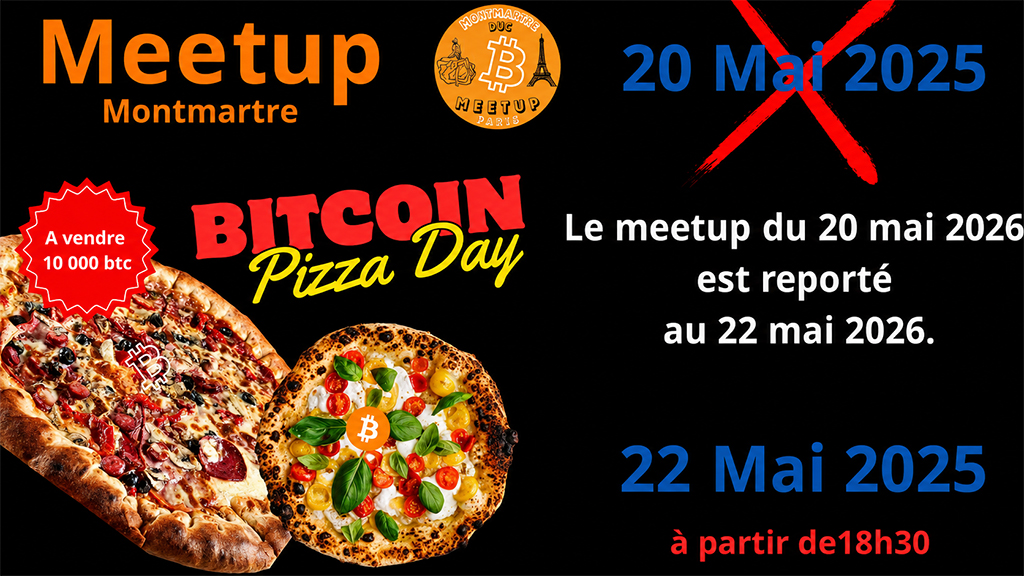 DUC Bitcoin Paris Montmartre - Pizza Day