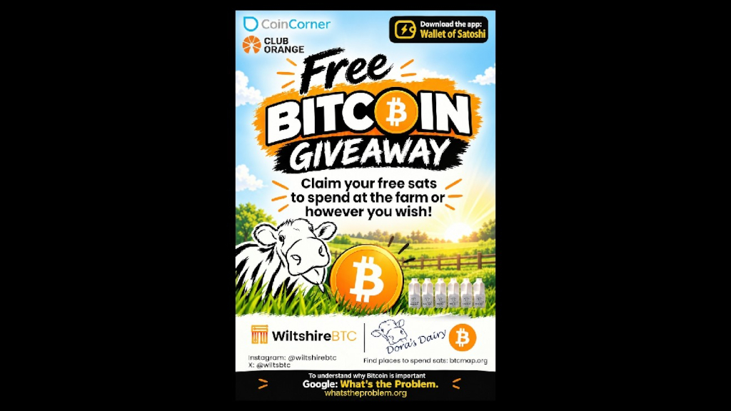 Dora's Dairy Big Feed Up - Bitcoin Giveaway & Kickstart a Circular Economy! 1 Dora's Dairy Big Feed Up