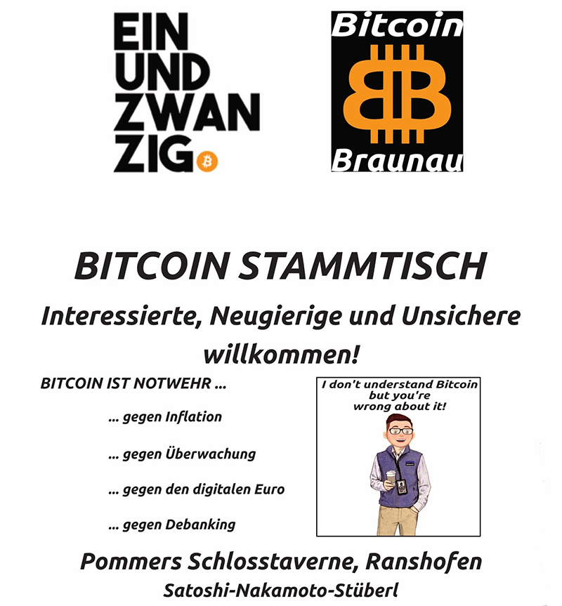 Einundzwanzig Braunau Bitcoin Meetup