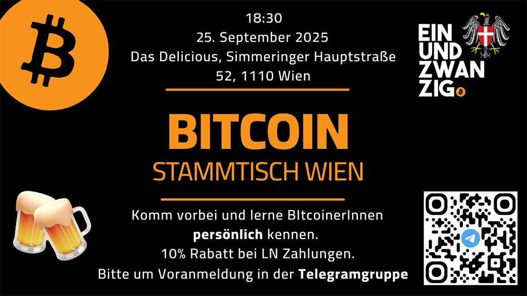 Einundzwanzig Wien Bitcoin Meetup 1 Einundzwanzig Wien Bitcoin Meetup