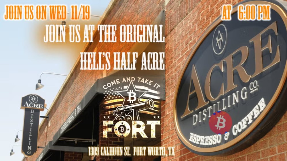 Fort Bitcoin Meetup #51 - Energy & Community @ Hell's Half Acre