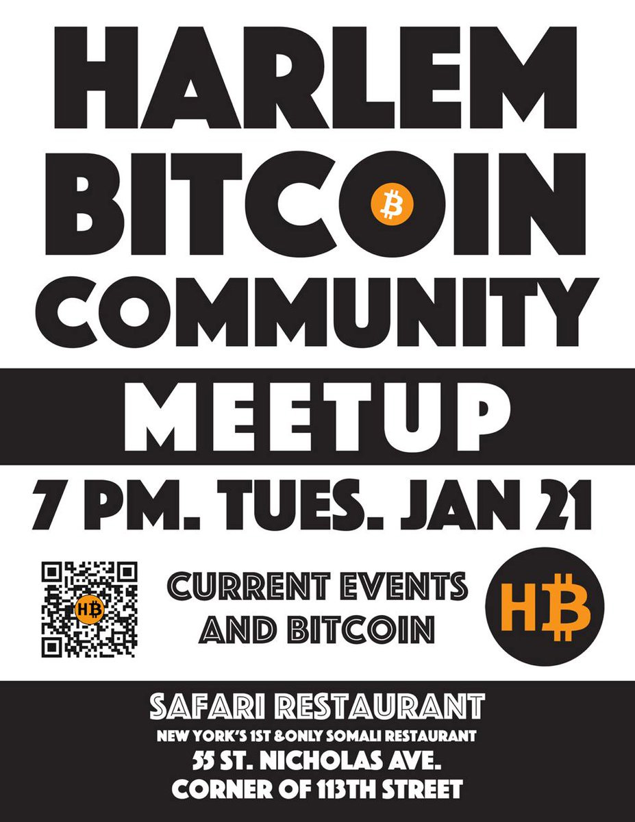 Harlem Bitcoin Community Meetup Jan'25