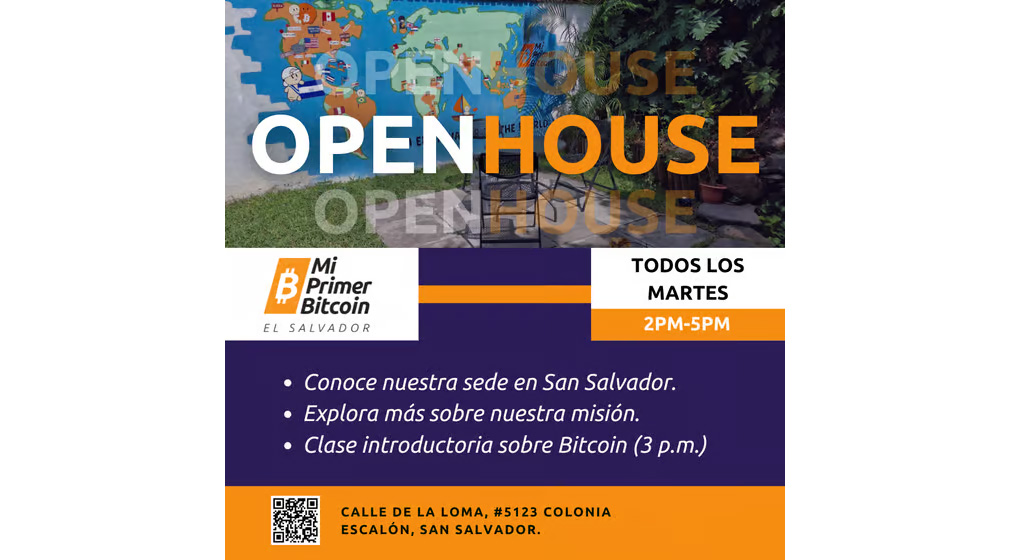 Mi Primer Bitcoin Open House - Casa Abierta 1 Mi Primer Bitcoin Open House