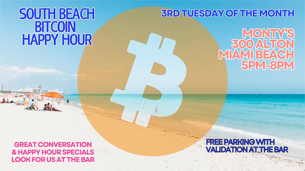 Miami Bitcoiners South Beach Happy Hour @ Monty's