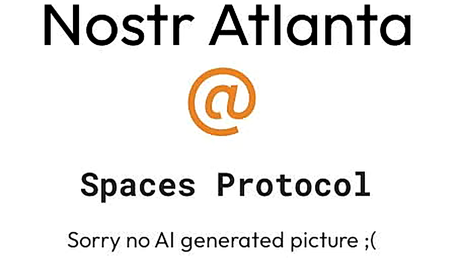 Nostr Atlanta #12 - Lunch & Learn: Spaces Workshop
