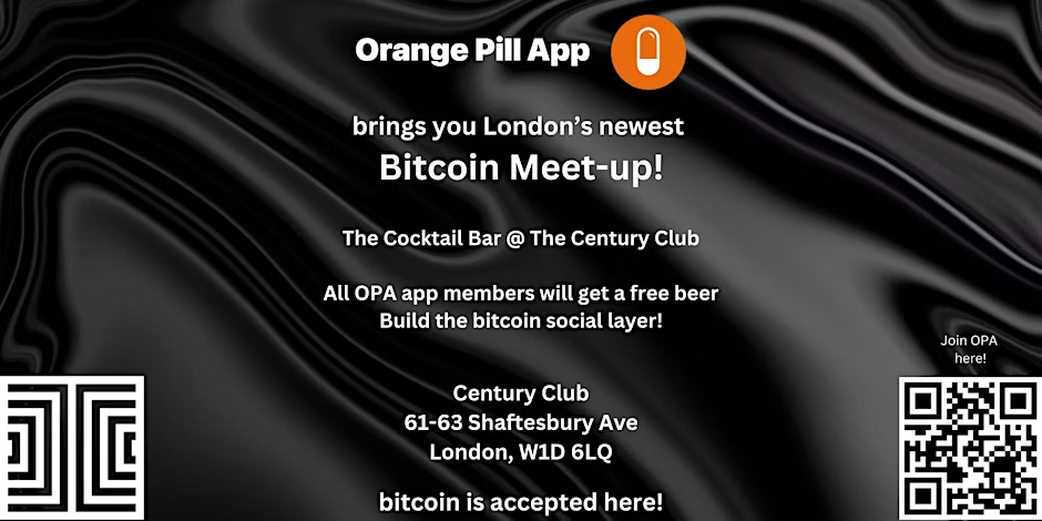 OPA London Bitcoin Meetup - Feb'25