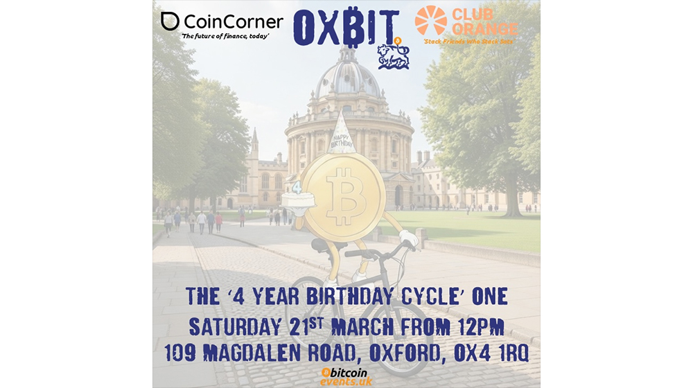 Ox₿it Meetup - The ‘4 Year ₿irthday Cycle’ One