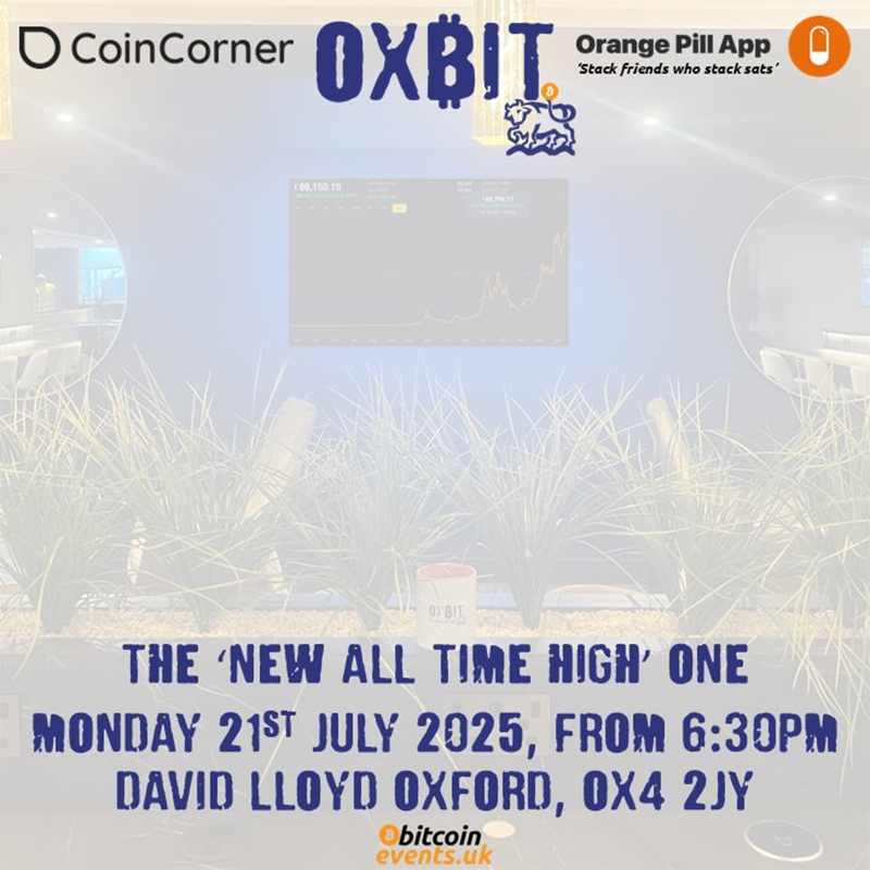 Ox₿it Meetup - The ‘New All Time High’ One 1 Ox₿it Meetup - The ‘New All Time High’ One