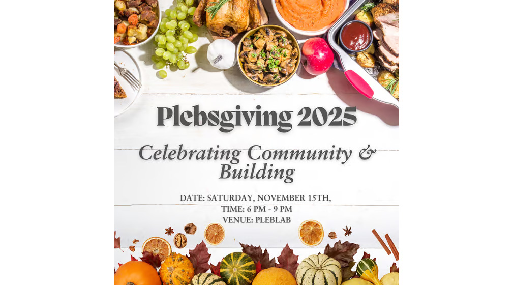 PlebsGiving 2025 - Celebrating Community & Building