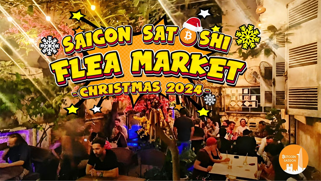 Satoshi Christmas Flea Market Saigon 2024