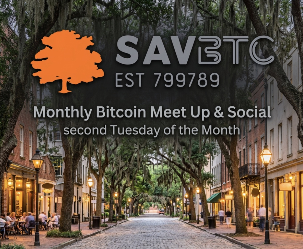 Savannah Bitcoin Social Meetup