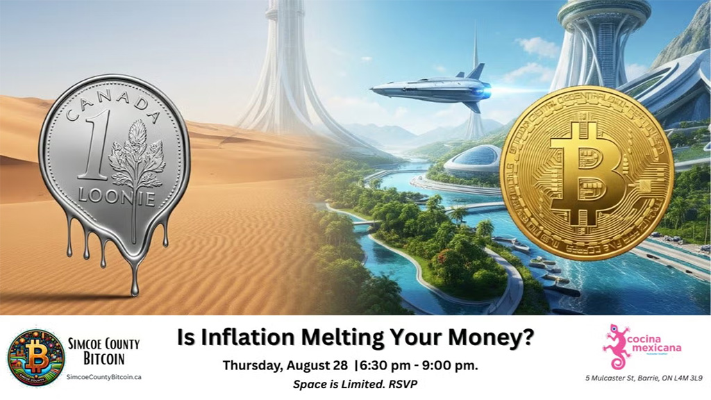 Simcoe County Bitcoin Meetup - Is Inflation Melting Your Money?