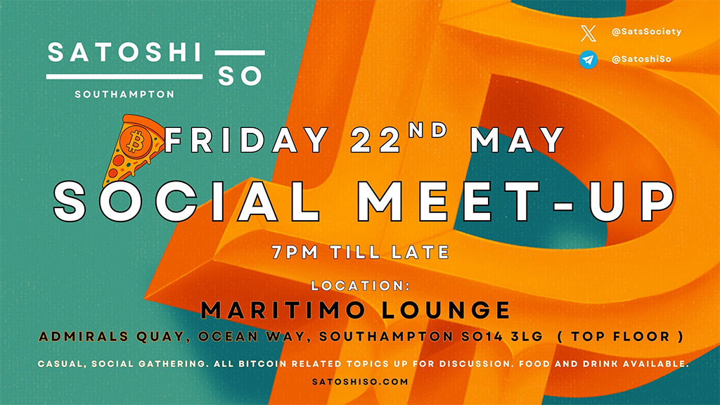 The Satoshi Society Meetup - Bitcoin Pizza Day