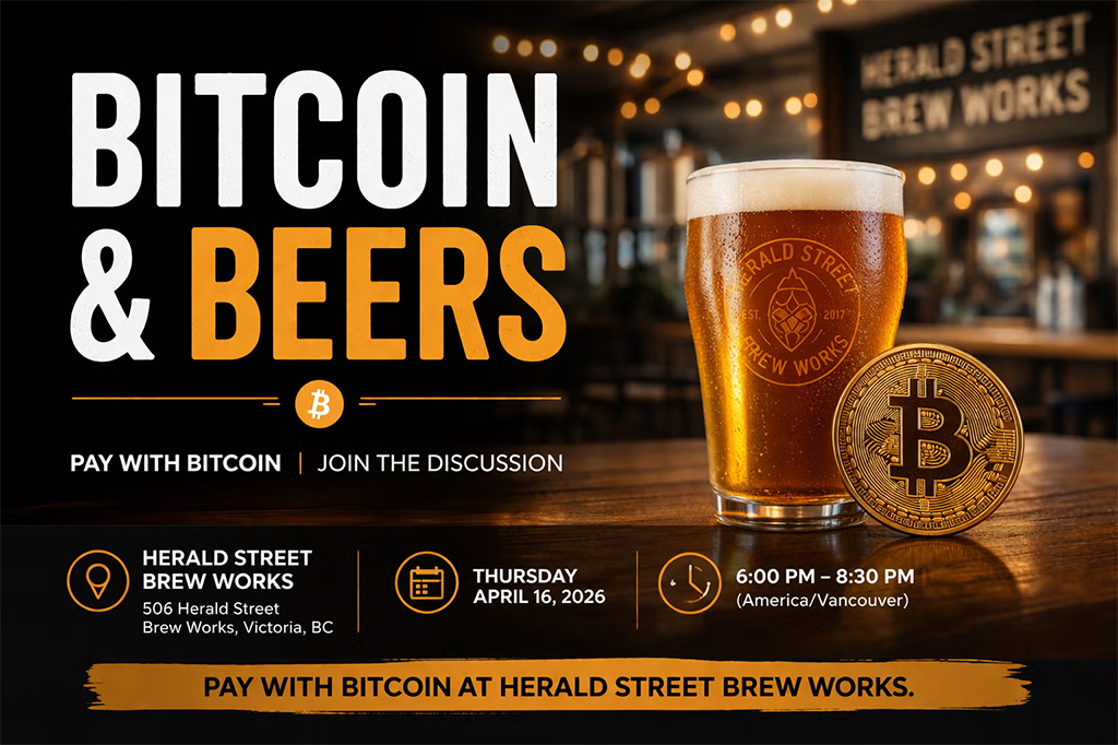Victoria Bitcoin & Beers @ Herald Street Brew Works