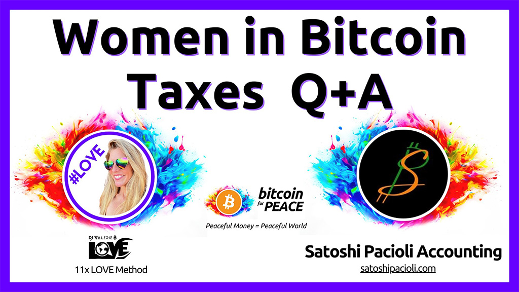 Women in Bitcoin Denver - Taxes with Satoshi Pacioli Accounting